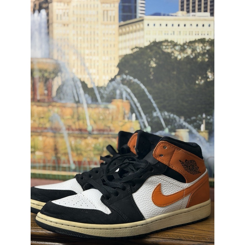 Size 10.5 - Air Jordan 1 Mid Shattered Backboard 554724-058